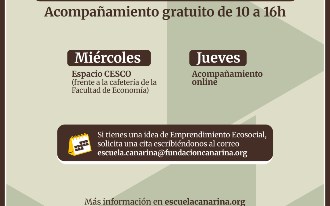 Escuela Canarina organiza los miércoles y jueves cooperativos