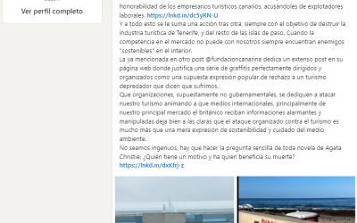 Enemiga del Turismo según Rafael Mesa