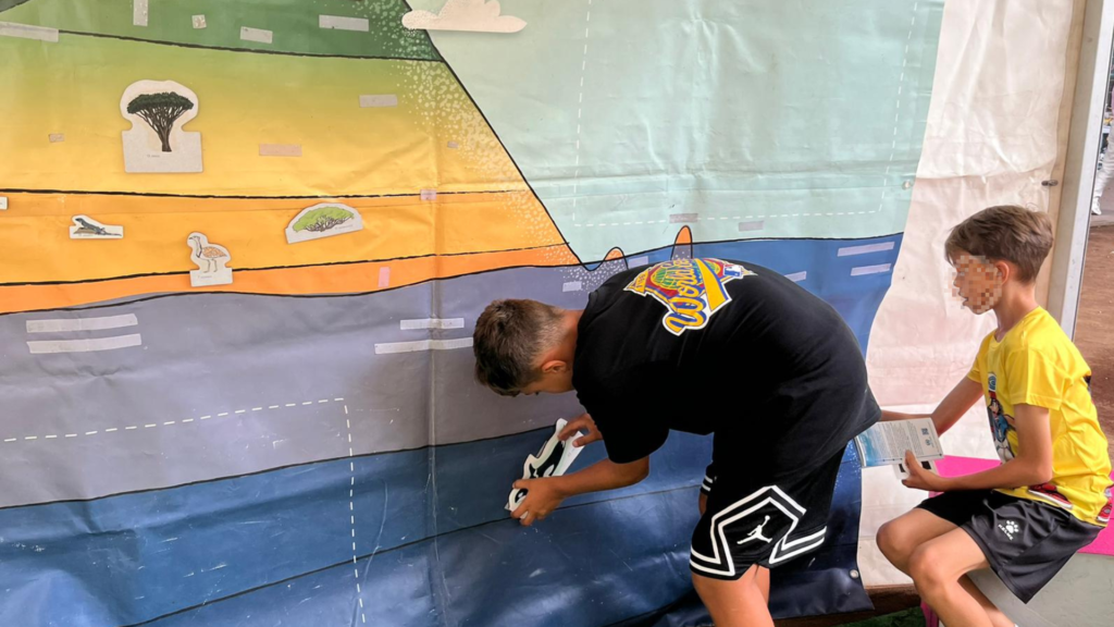 Juegos de educación ambiental de Fundación Canarina en Puerto de la Cruz