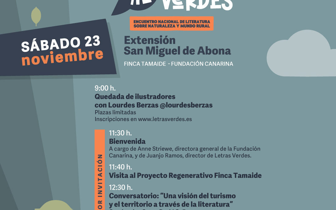 Letras Verdes y Fundación Canarina se encuentran de nuevo en Finca Tamaide