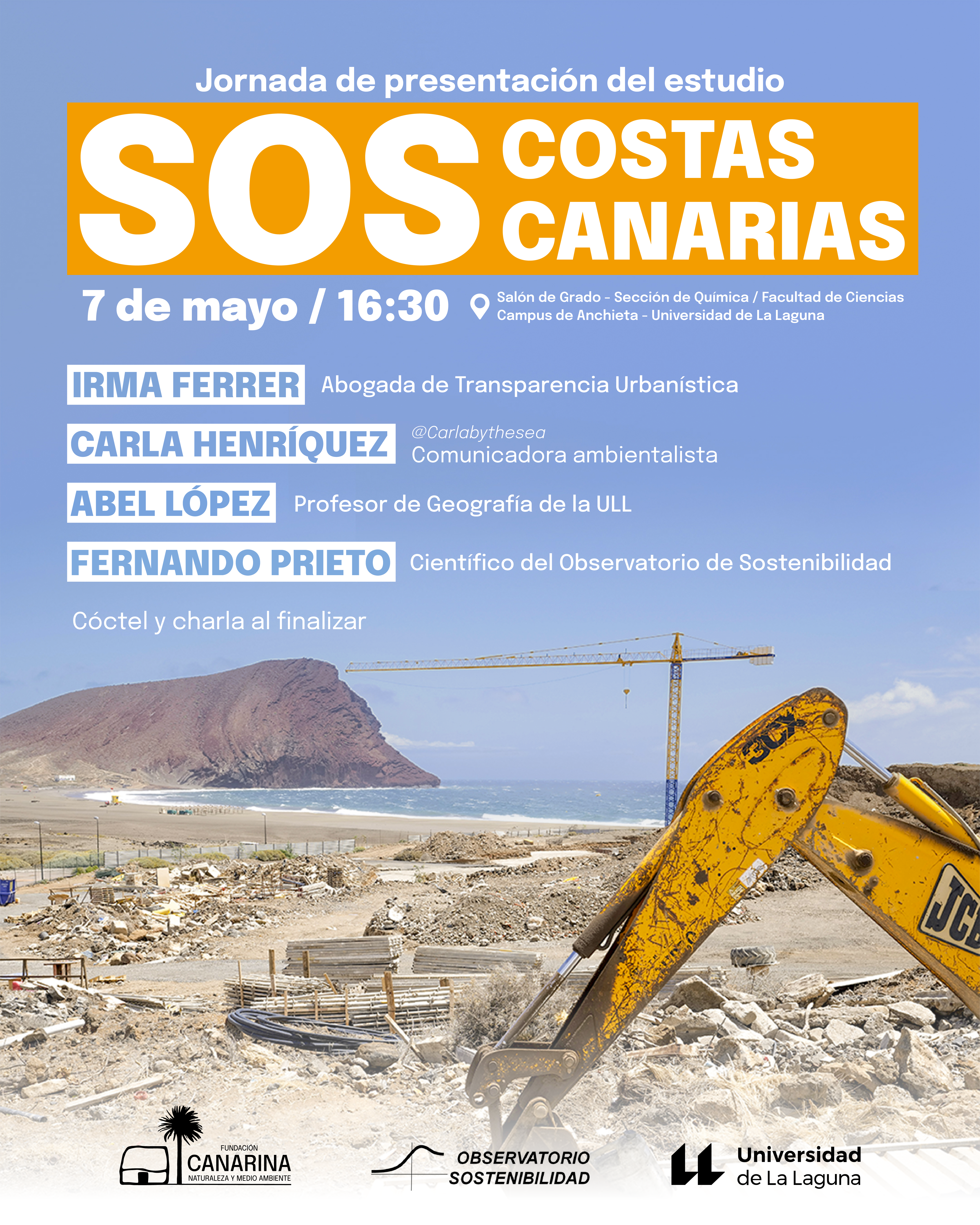 SOS COSTAS CANARIAS presenta sus resultados: llega el primer diagnóstico riguroso del litoral canario